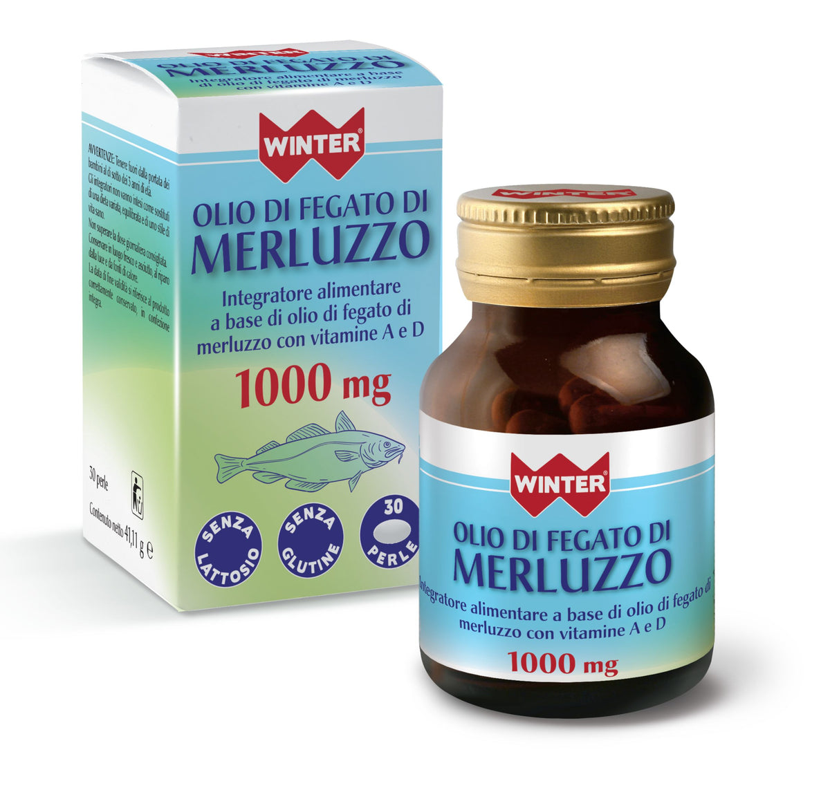 OLIO DI FEGATO DI MERLUZZO 30 PERLE