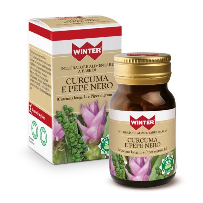 CURCUMA E PEPE NERO ESTRATTO 55 CPS VEGETALI