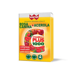 VITAMINA C PLUS 1000 ROSA CANINA+ACEROLA 30CPR MASTICABILI