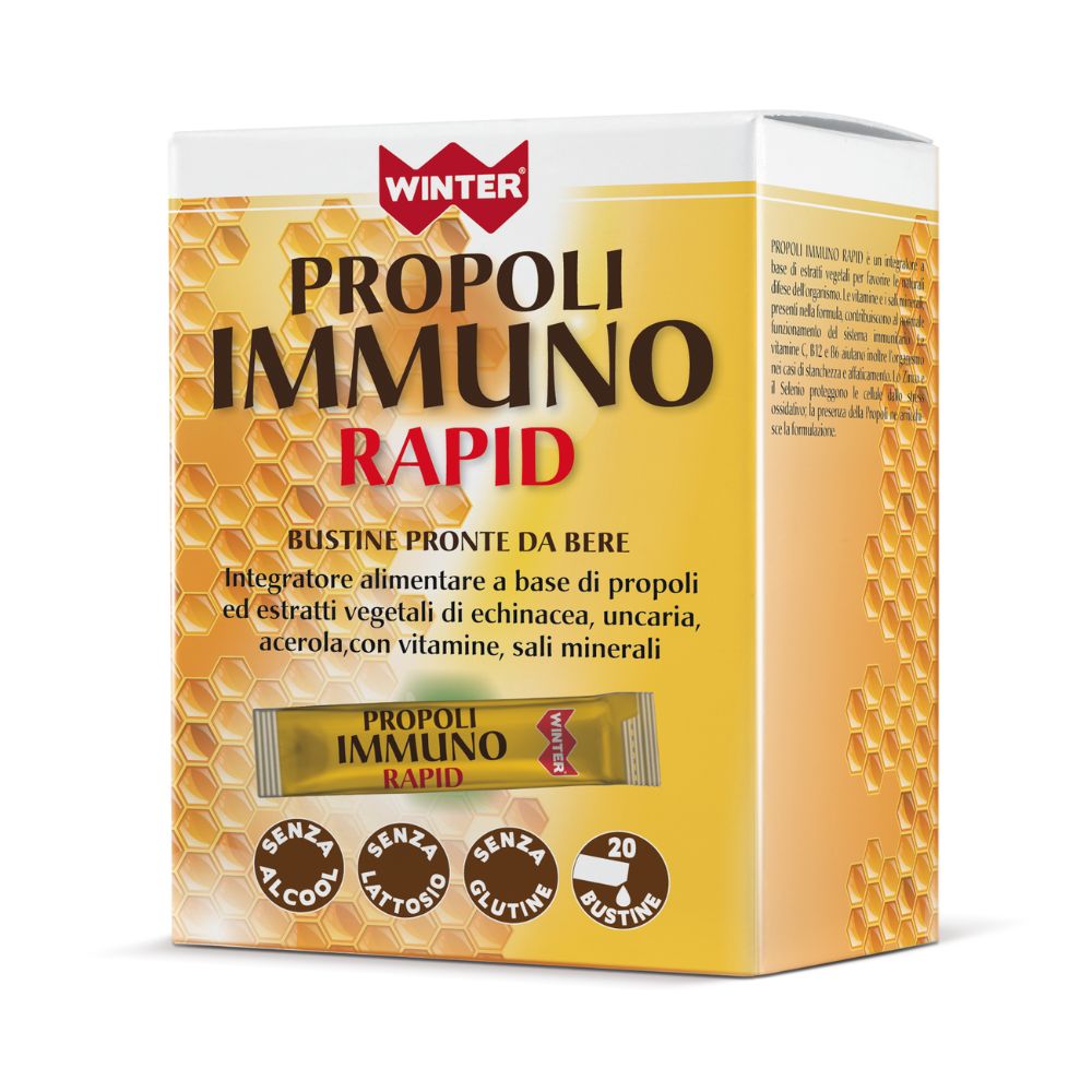 PROPOLIS IMMUNO RAPID 20 SACHETS 10 ML.