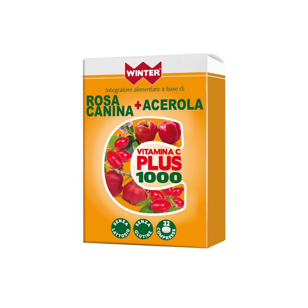 VITAMINA C PLUS 1000 ROSA CANINA+ACEROLA 32 CPR.